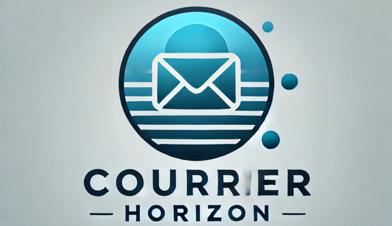 logo du centre horizon avec écris en dessous : Courrier horizon