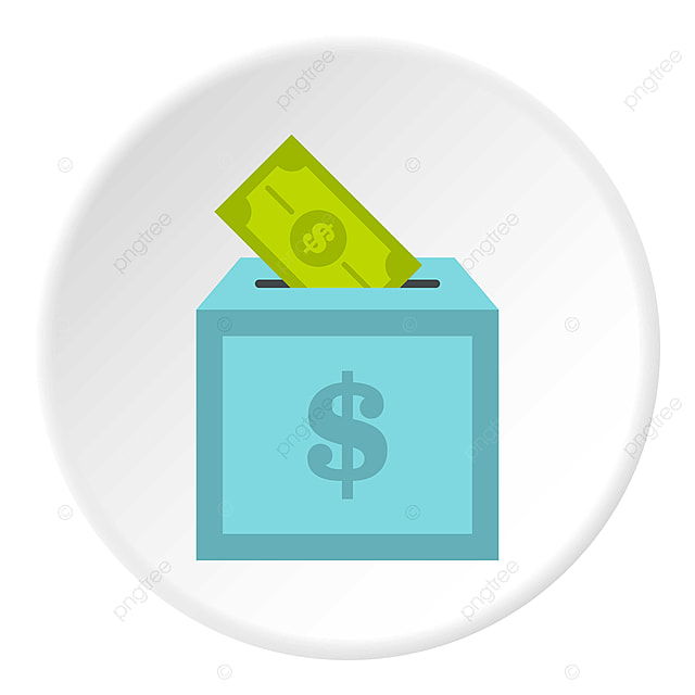 boite de donation avec de l'argent